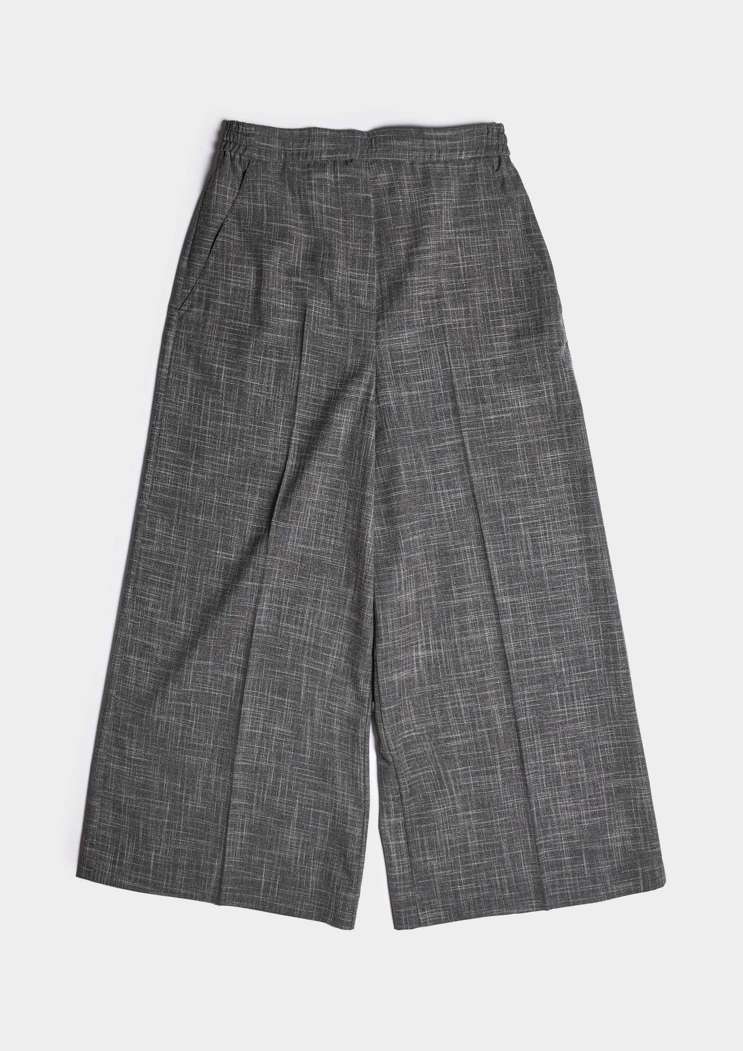 Oversized Straight-Leg Pants - Grigio