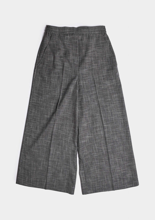 Oversized Straight-Leg Pants - Grigio