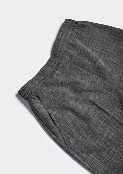 Oversized Straight-Leg Pants - Grigio