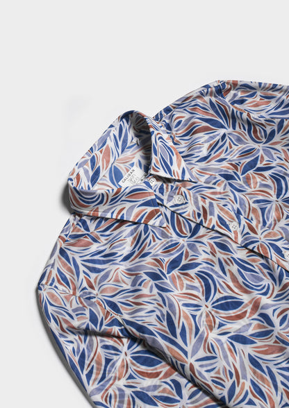 Skinlike Shirt - Blu&Marrone