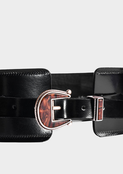 Wide Belt - Nero