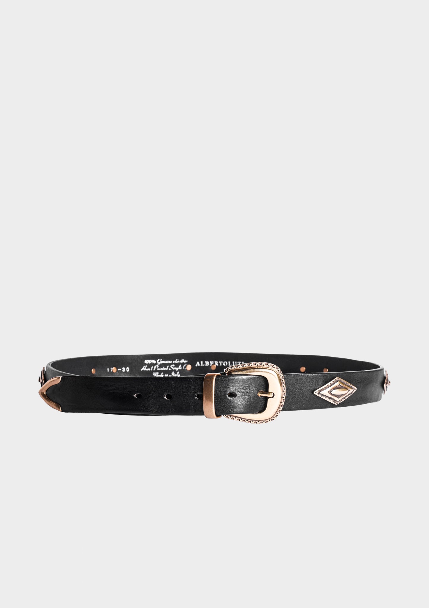 Belt with Diamond-Shaped Gold