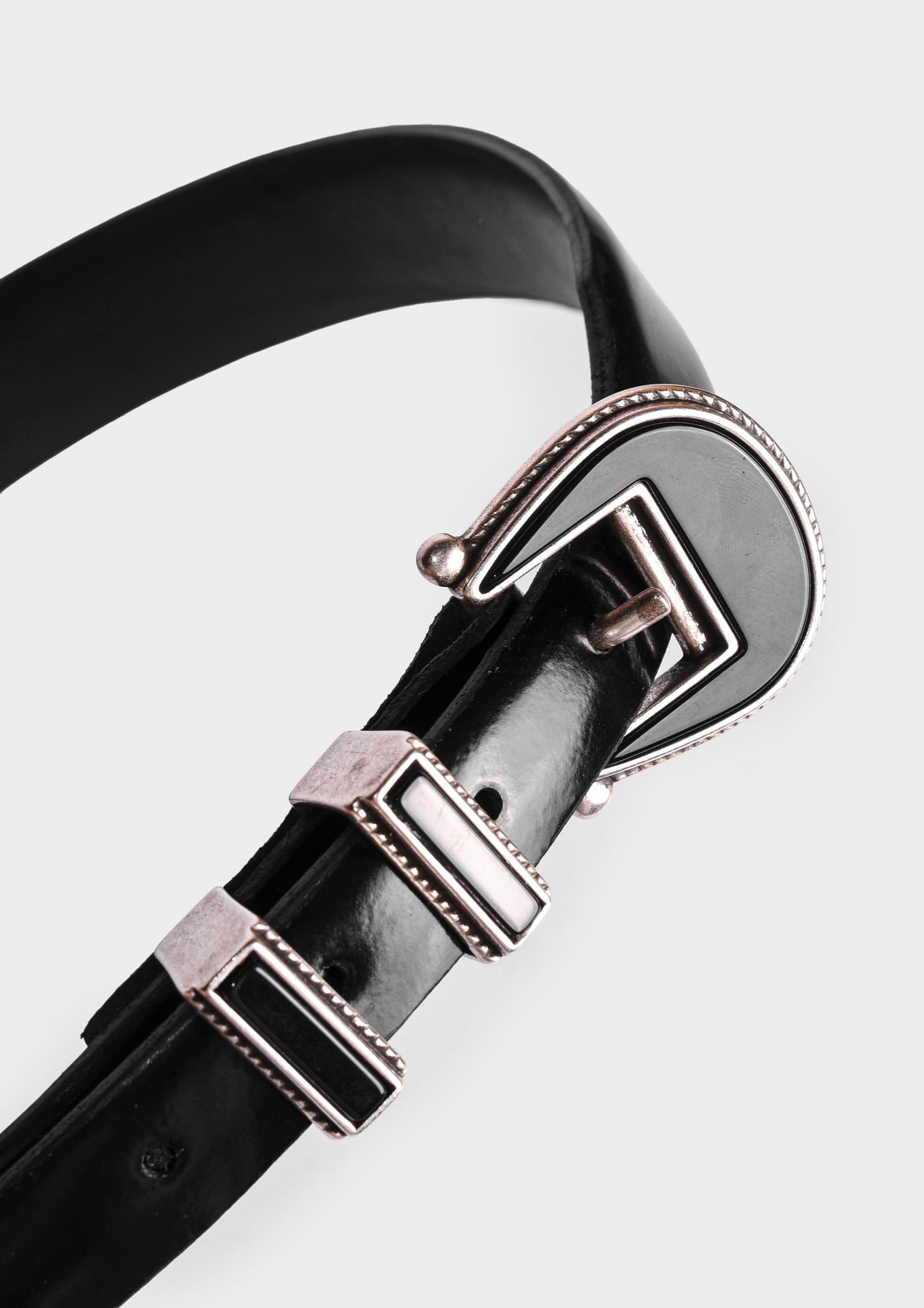 Glossy Leather Belt