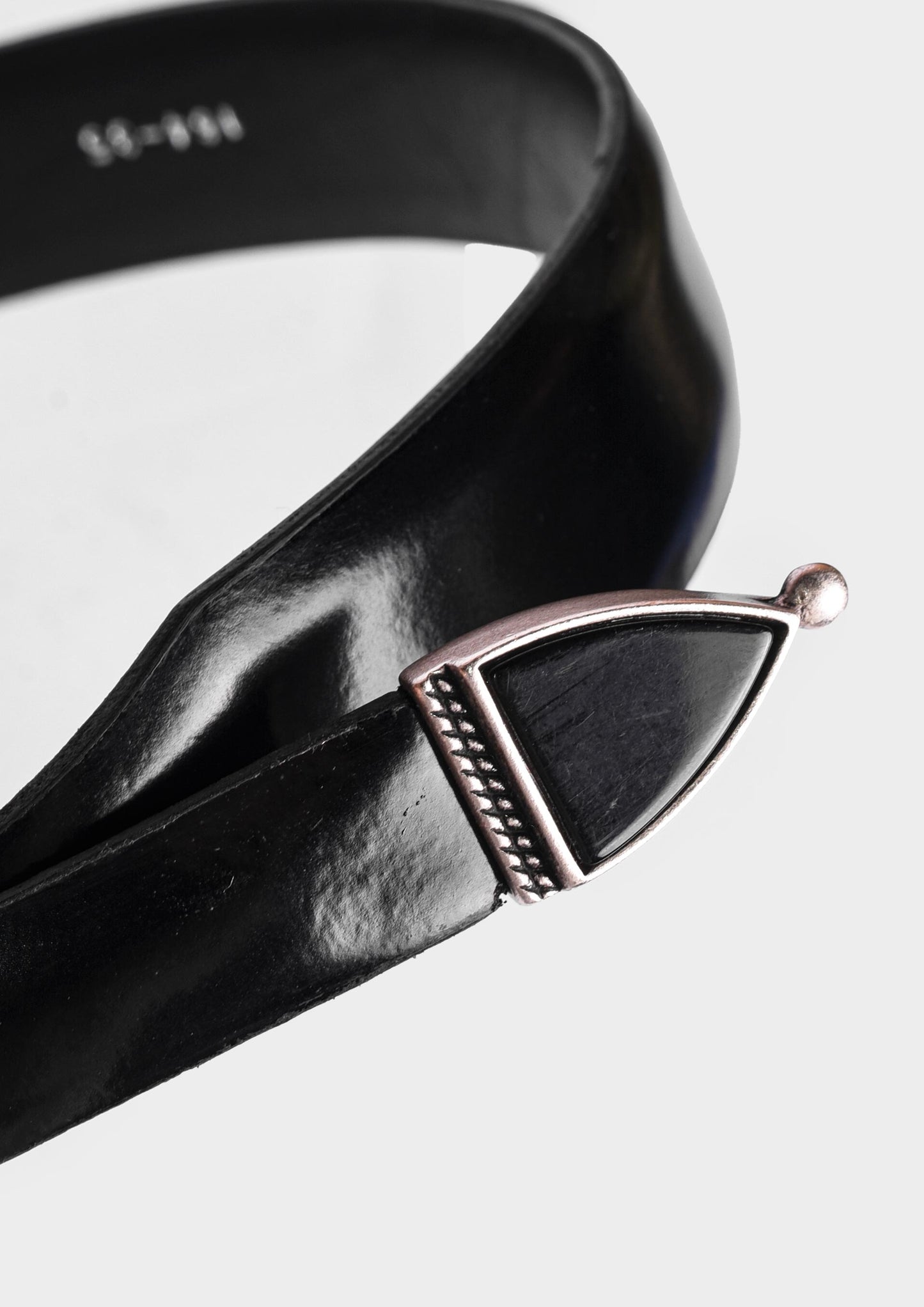 Glossy Leather Belt