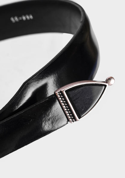 Glossy Leather Belt