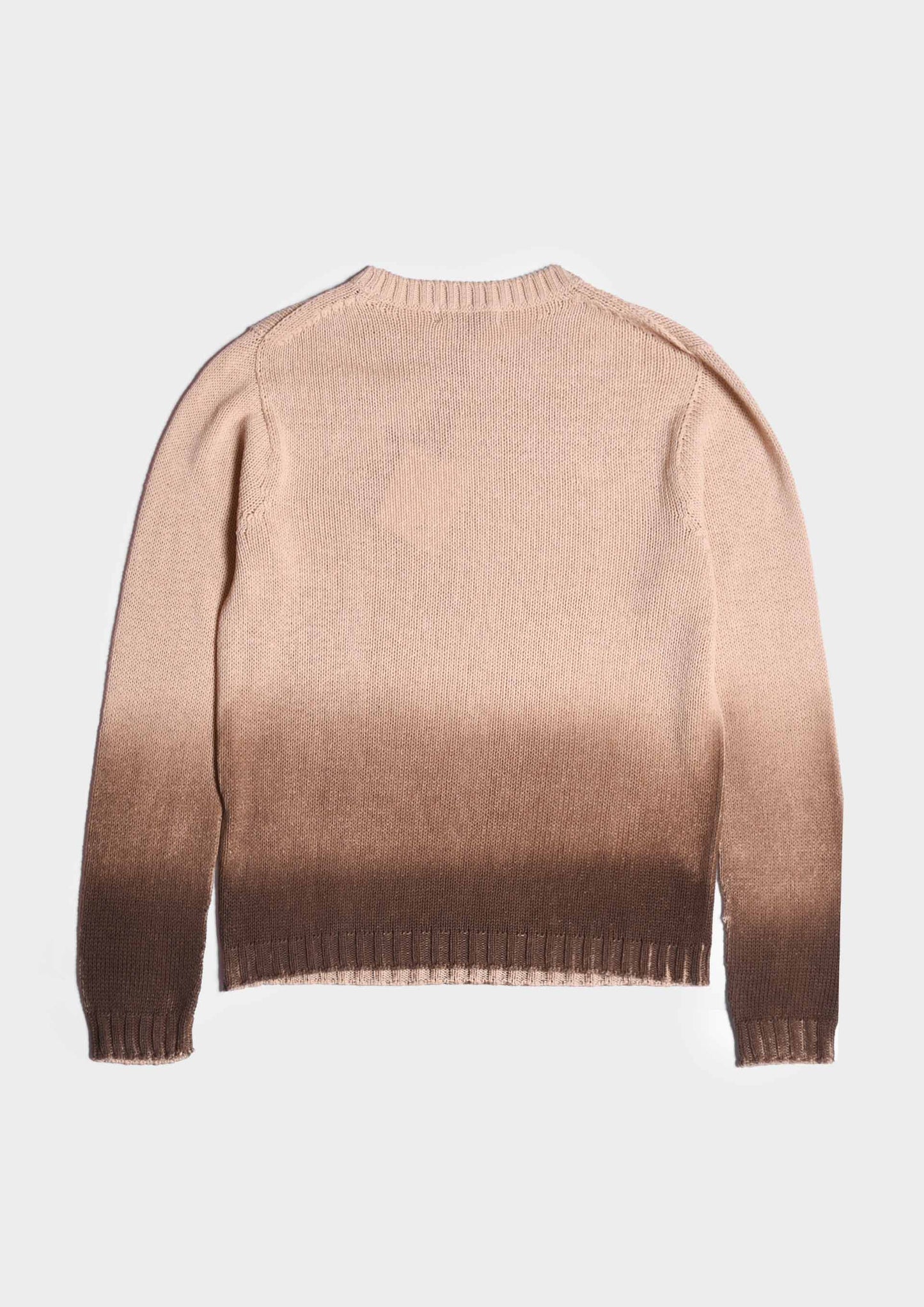 Gradient Effect Sweater - Cioccolato Sfumato