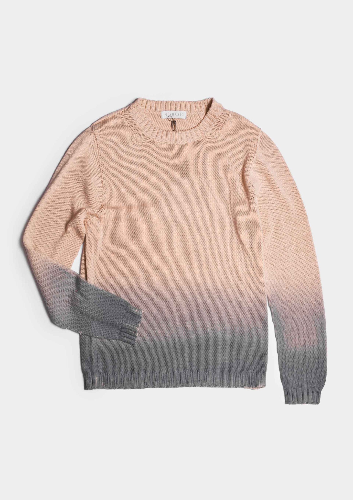 Gradient Effect Sweater - Azzurro Sfumato