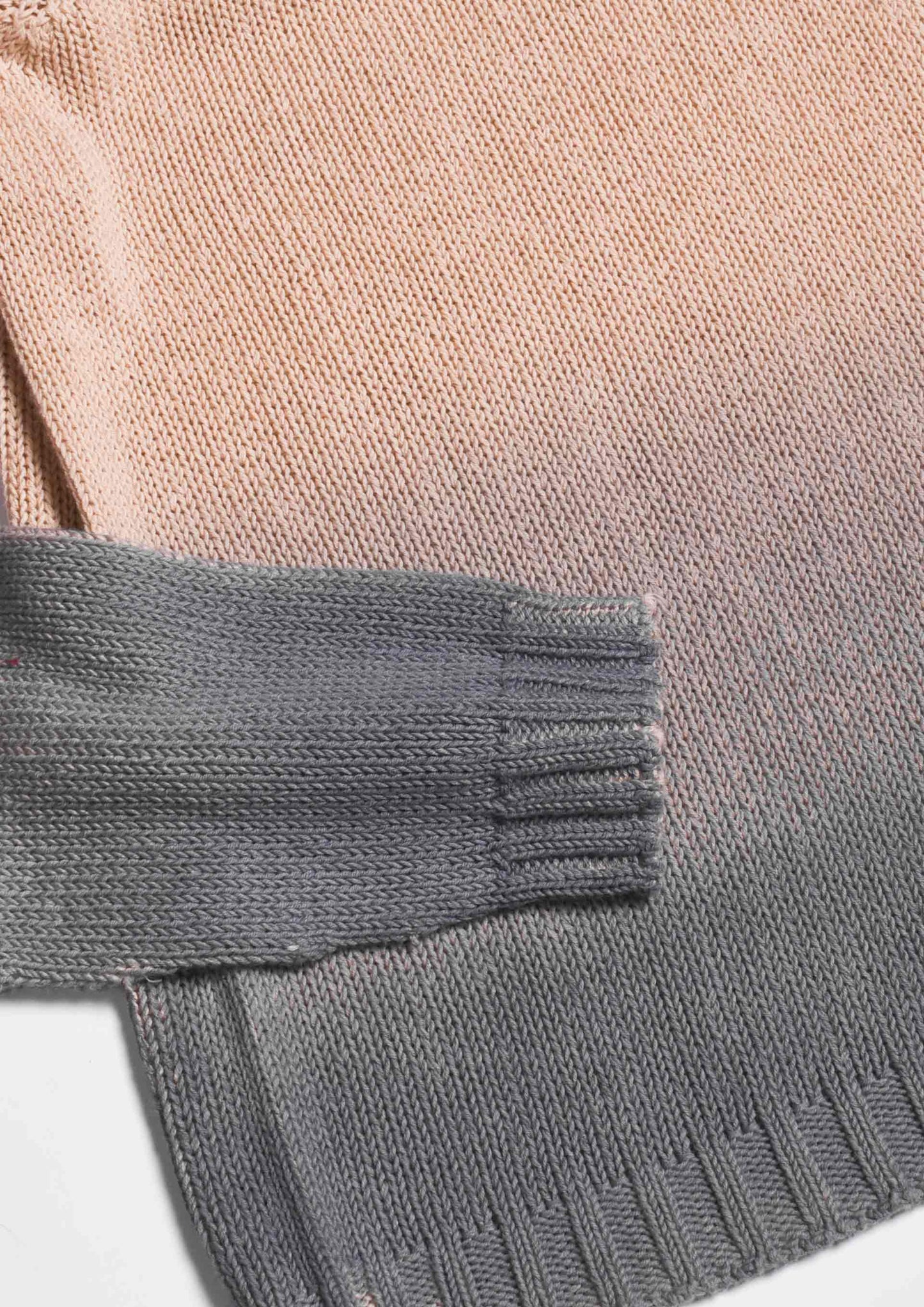 Gradient Effect Sweater - Azzurro Sfumato