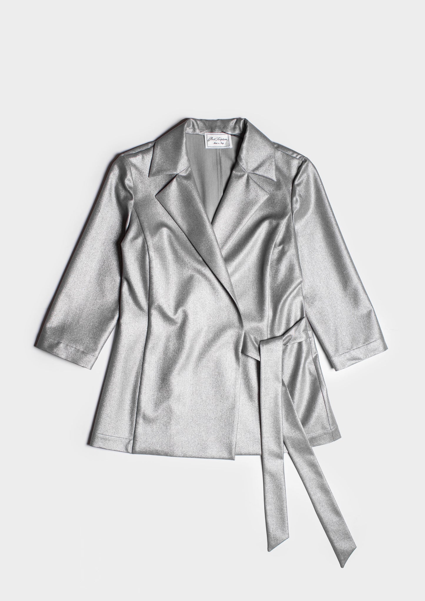 Ribbon Jacket-Shirt - Platino