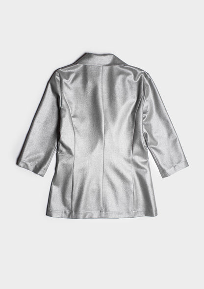 Ribbon Jacket-Shirt - Platino