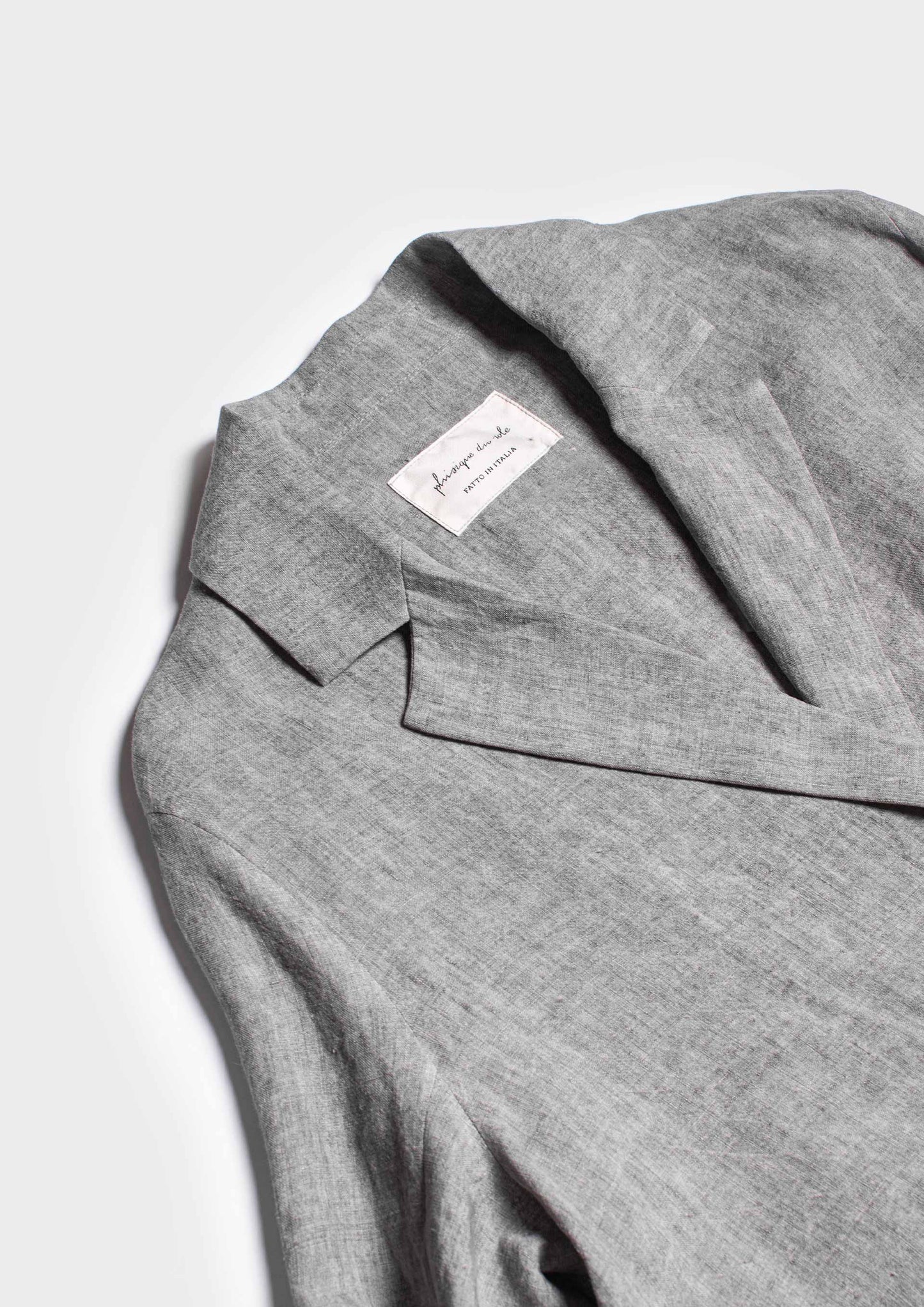 Lino Blazer - Grey
