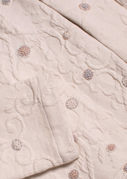Anna Matelasse Jacket - Bianco Panna