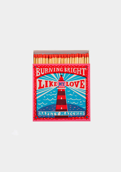 Burning Bright Matches - Red
