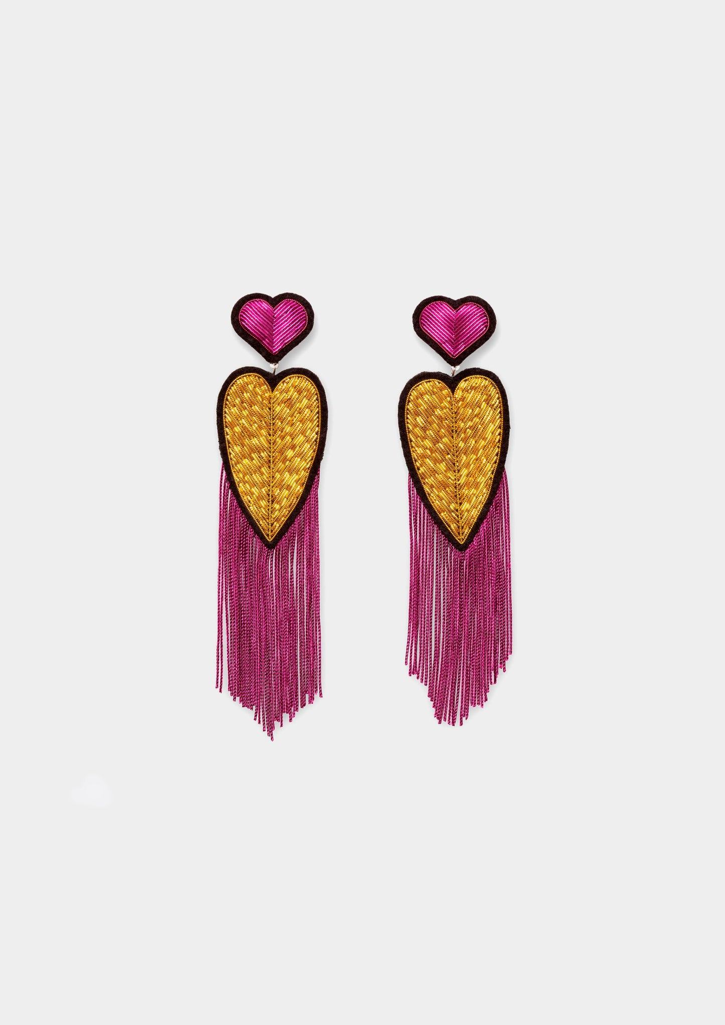 Earrings Love Affair - Fucsia/Oro
