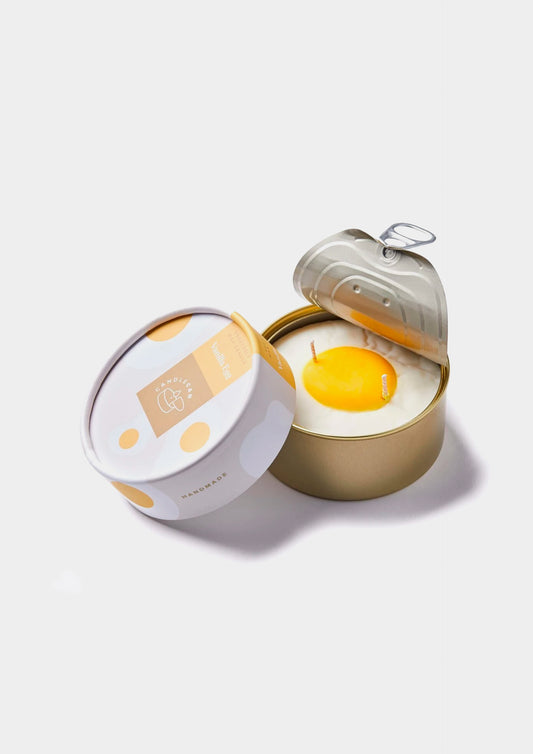 Gourmet Food Candles Vanilla Egg