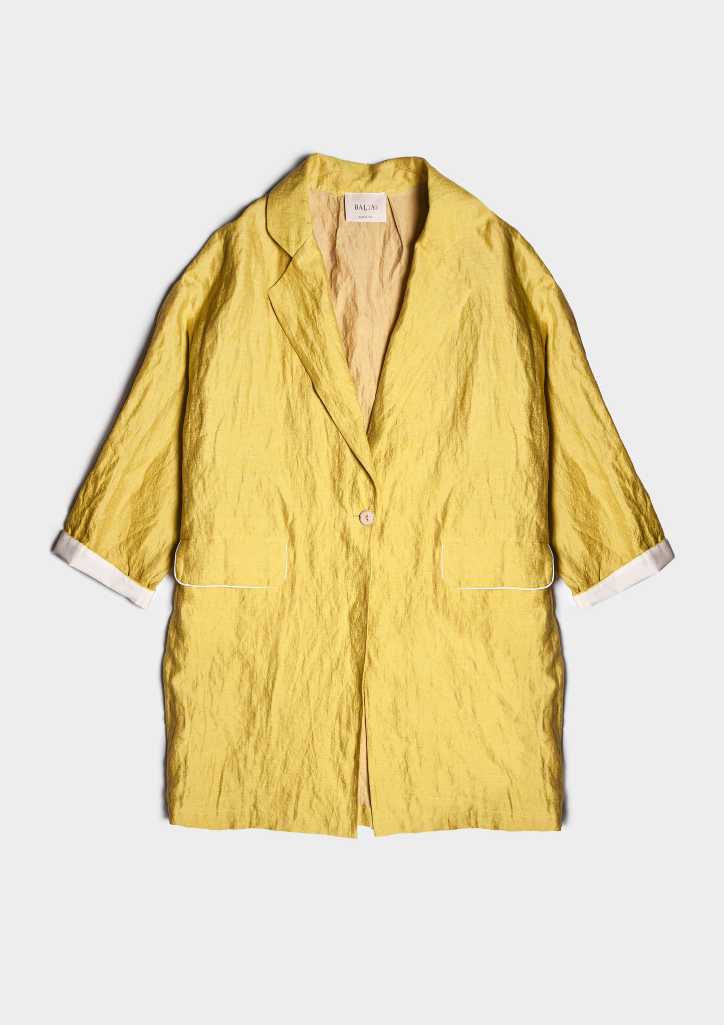 Over Textured Blazer - Pompelmo