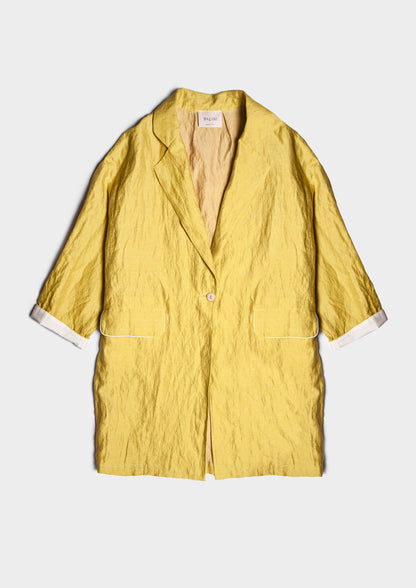 Over Textured Blazer - Pompelmo