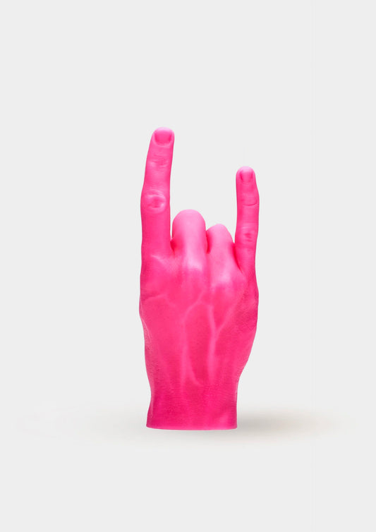 Hand Gesture Candles You Rock - Pink