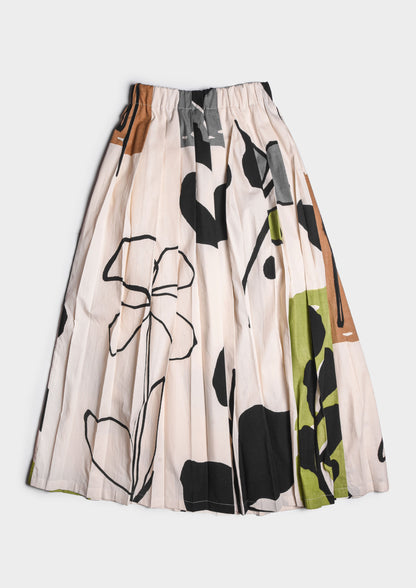Plissé Long Skirt - Multicolor