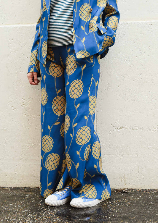 Ananas Trousers - Cobalto