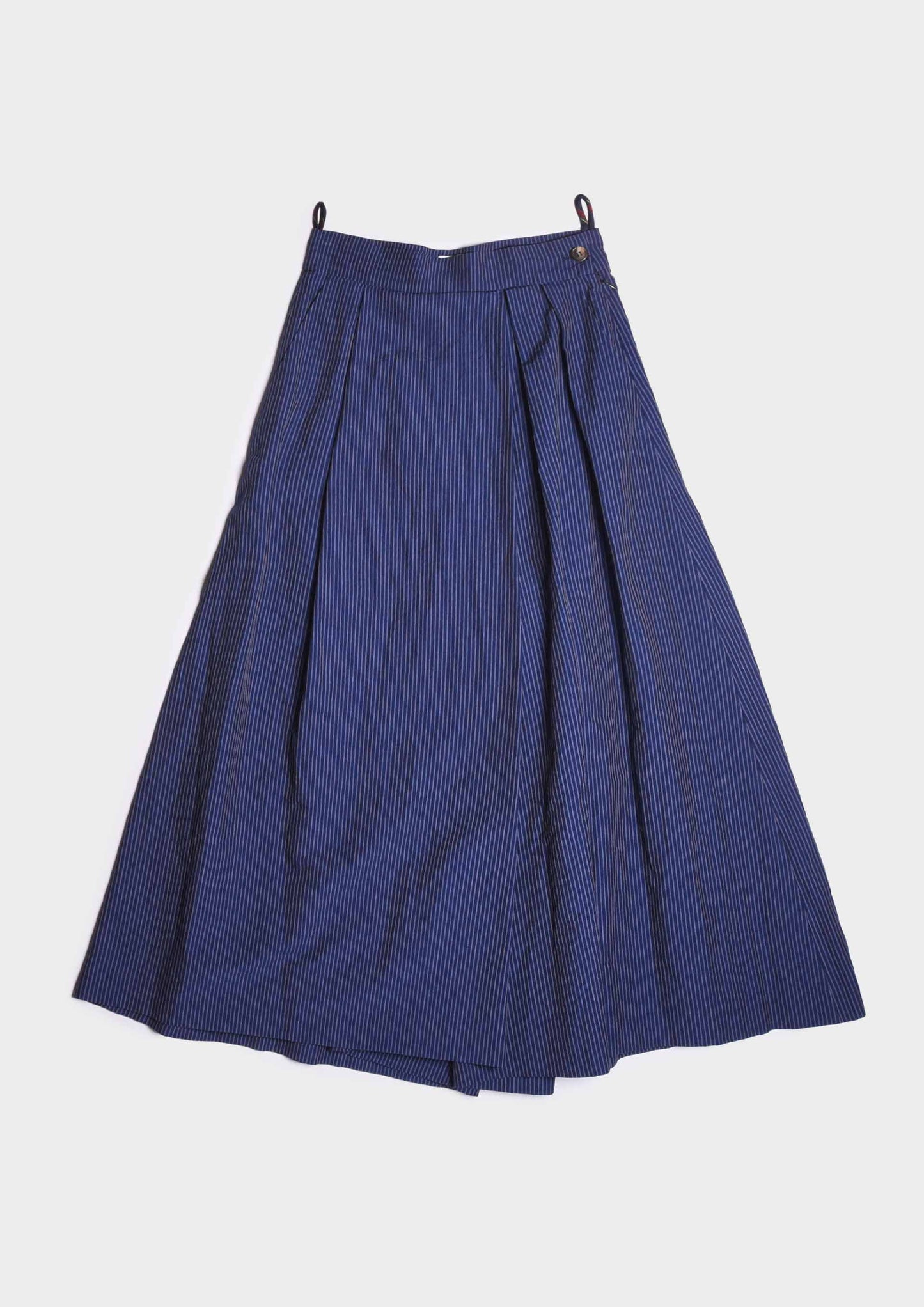 Lisa Pleated Pants Skirt - Blu