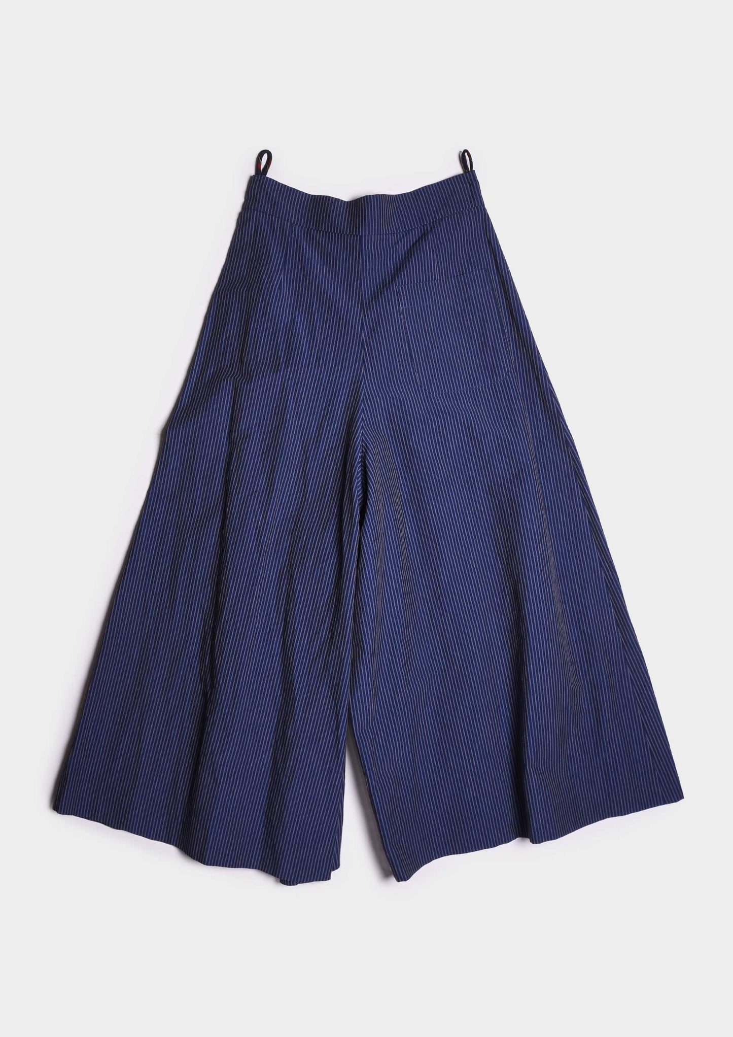 Lisa Pleated Pants Skirt - Blu