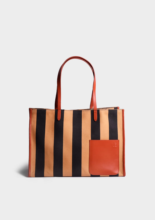 Stripes Bag - Sabbia/Black