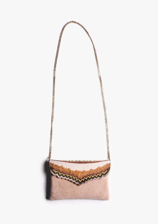 Pochette Mahes - Roseleaf/Beige