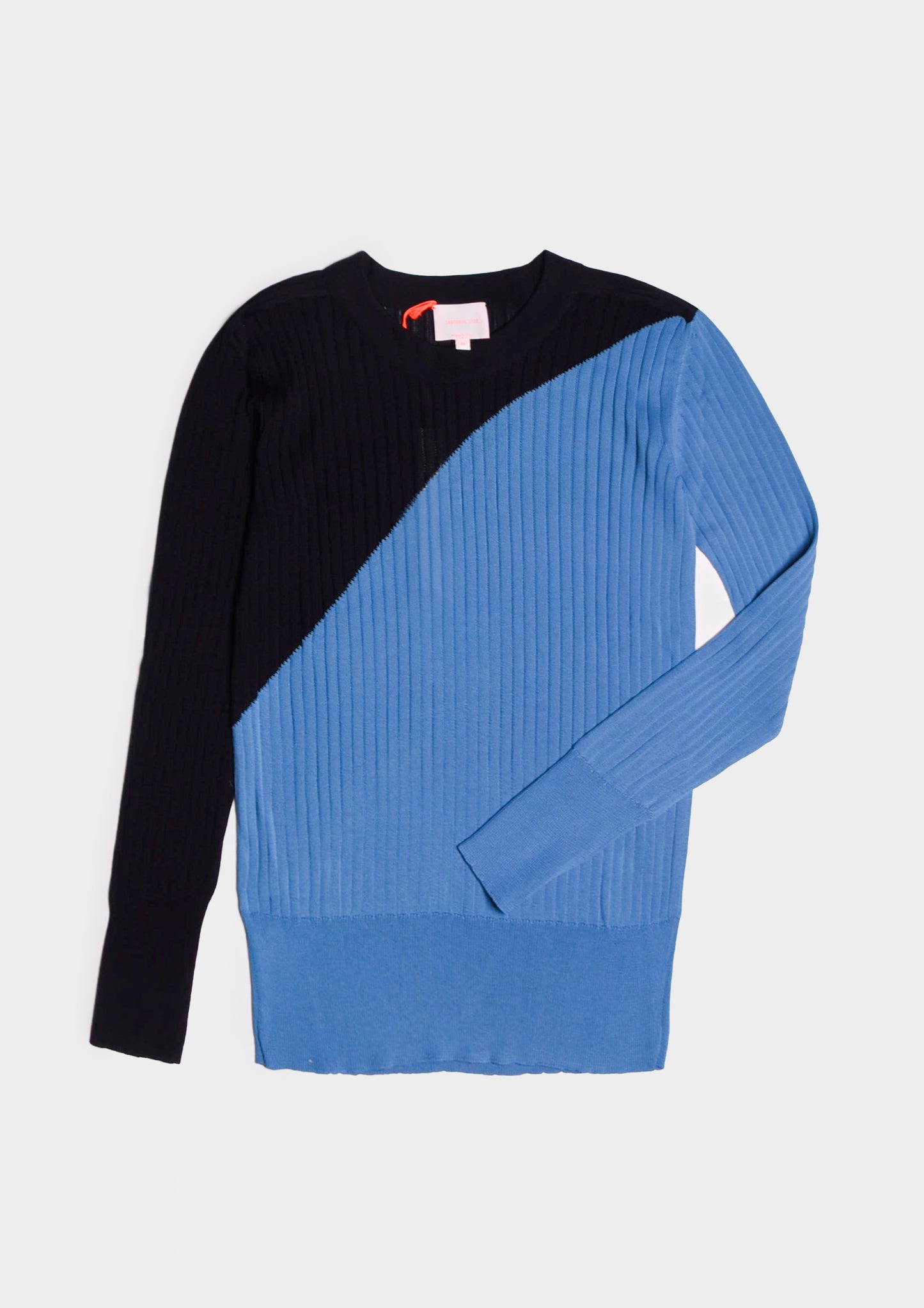 Bicolor Long-Sleeve - Blu/Celeste