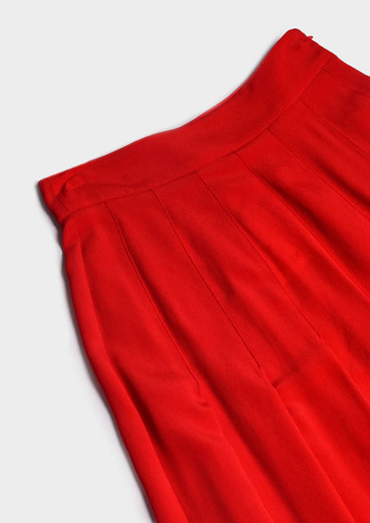 Kelly Long Skirt - Rosso