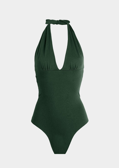 One-Piece Swimsuit Venere - Bottle Green