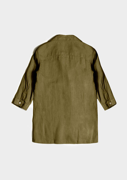 Lino Shirt  - Verde