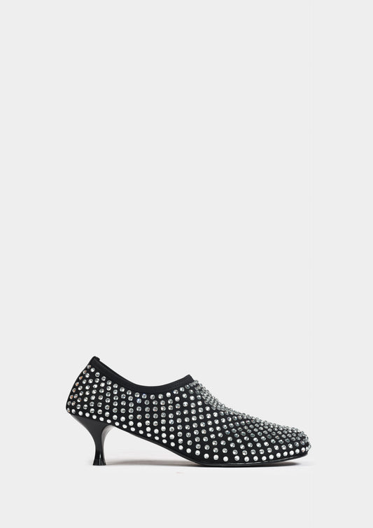 Stretch Ankle Boots - Black