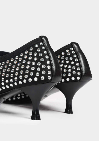 Stretch Ankle Boots - Black