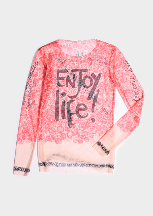 Enjoy Life Long Sleeve - Rosso