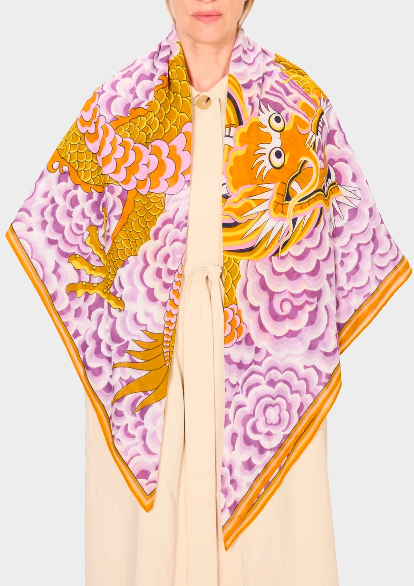 Foulard  Dragon - Yellow/Jaune