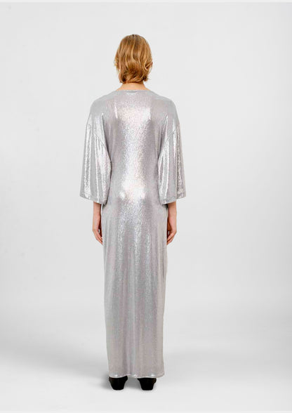 Long Silver  Dress