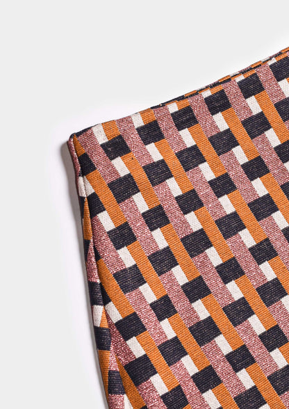 Skirt Ginevra - Rosa Geometric