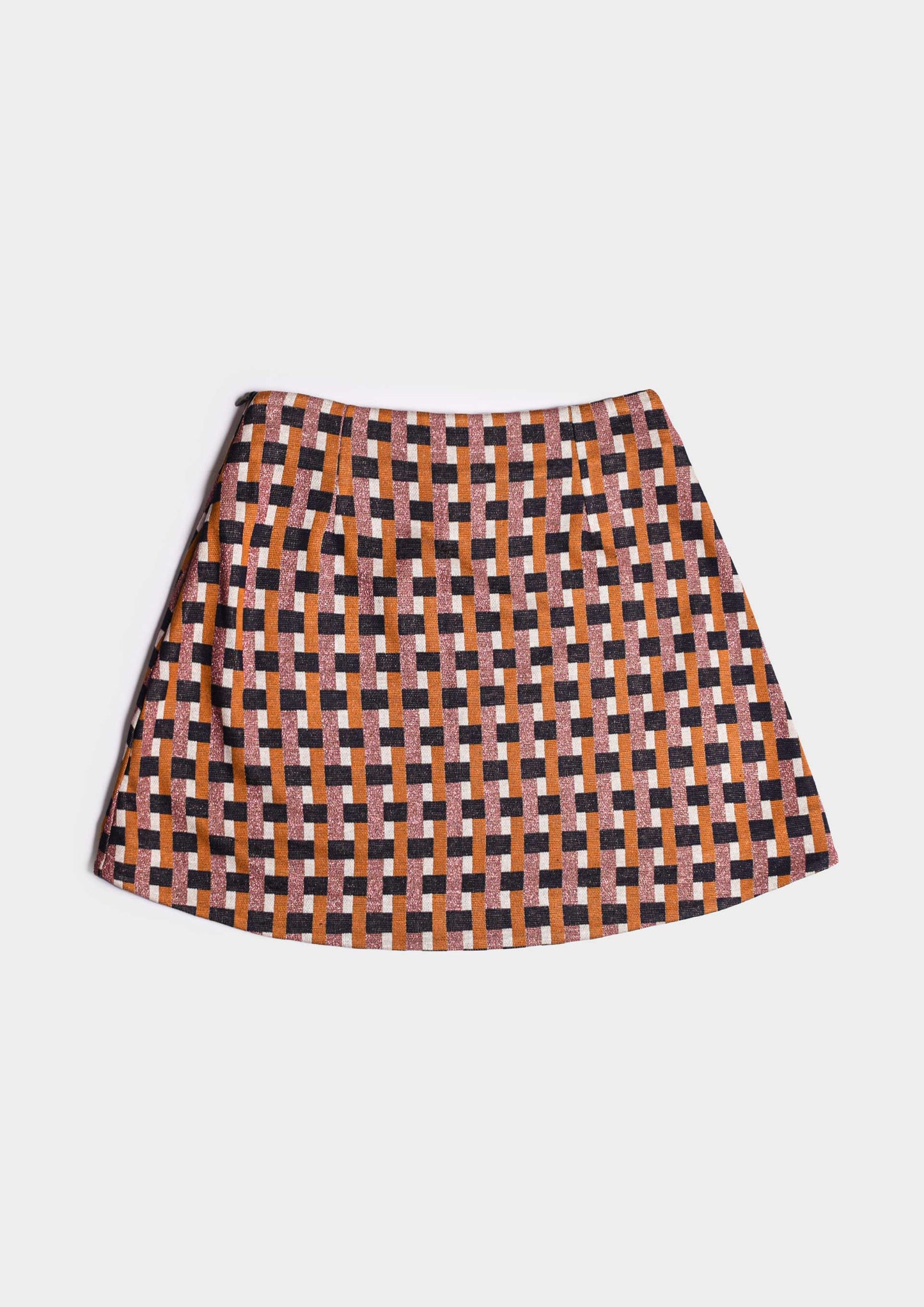 Skirt Ginevra - Rosa Geometric