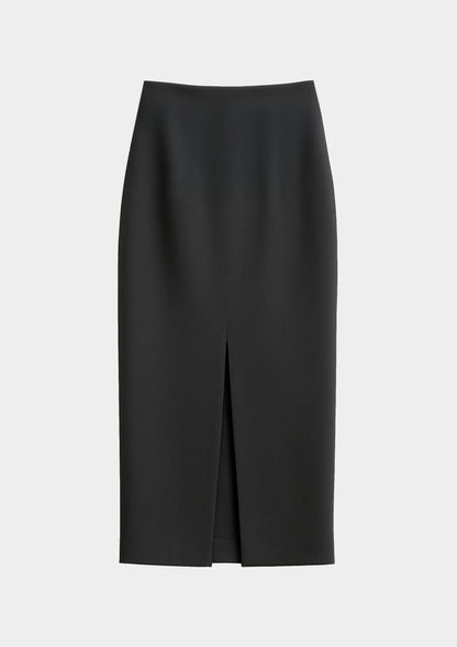 High-Waist Skirt - Black