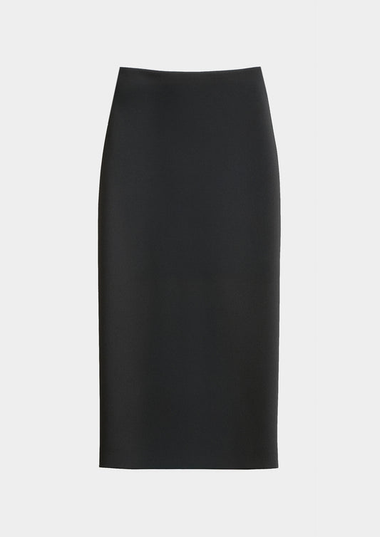 High-Waist Skirt - Black