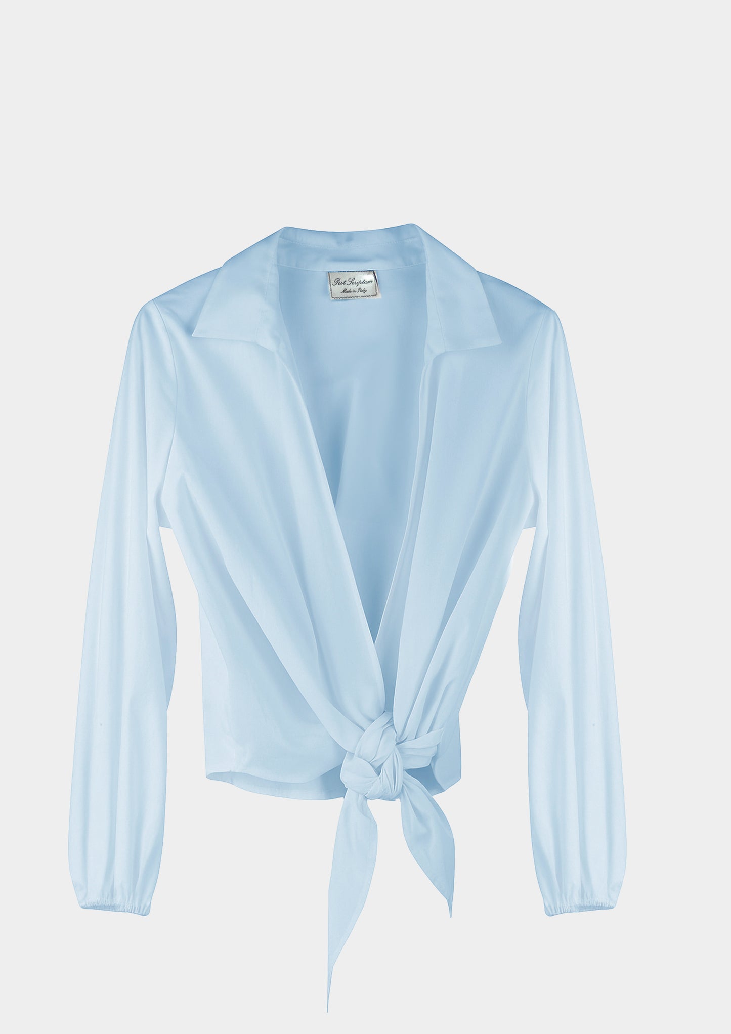 Bow Shirt - Celeste