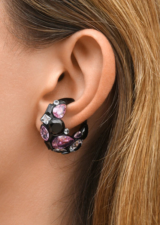 Earcuff Orion S - Black/pink/white