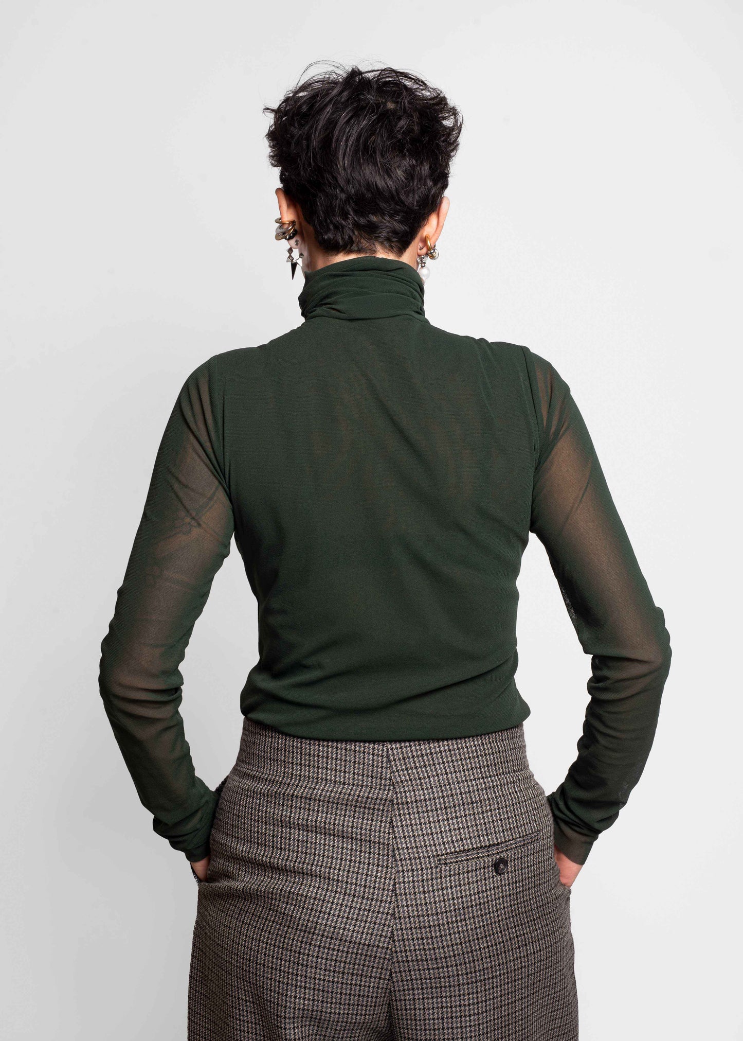 Longsleeve High-Neck Top - Martini