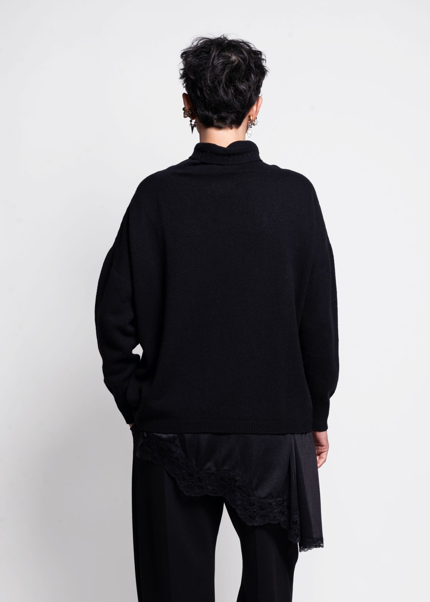 Oversized Sweater - Black