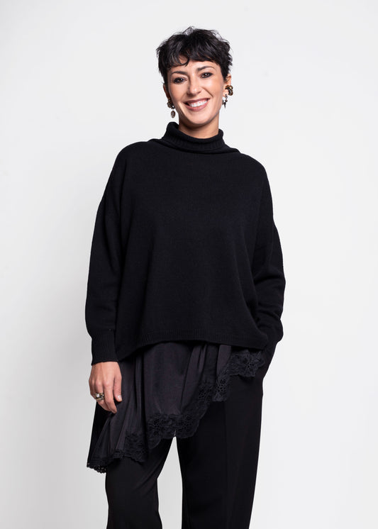 Oversized Sweater - Black