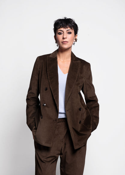 Corduroy Blazer - Muschio