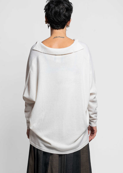 Cardigan Polo Cashmere - Luna