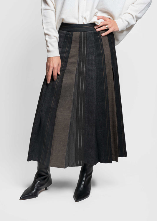 Striped Long Skirt - Barre
