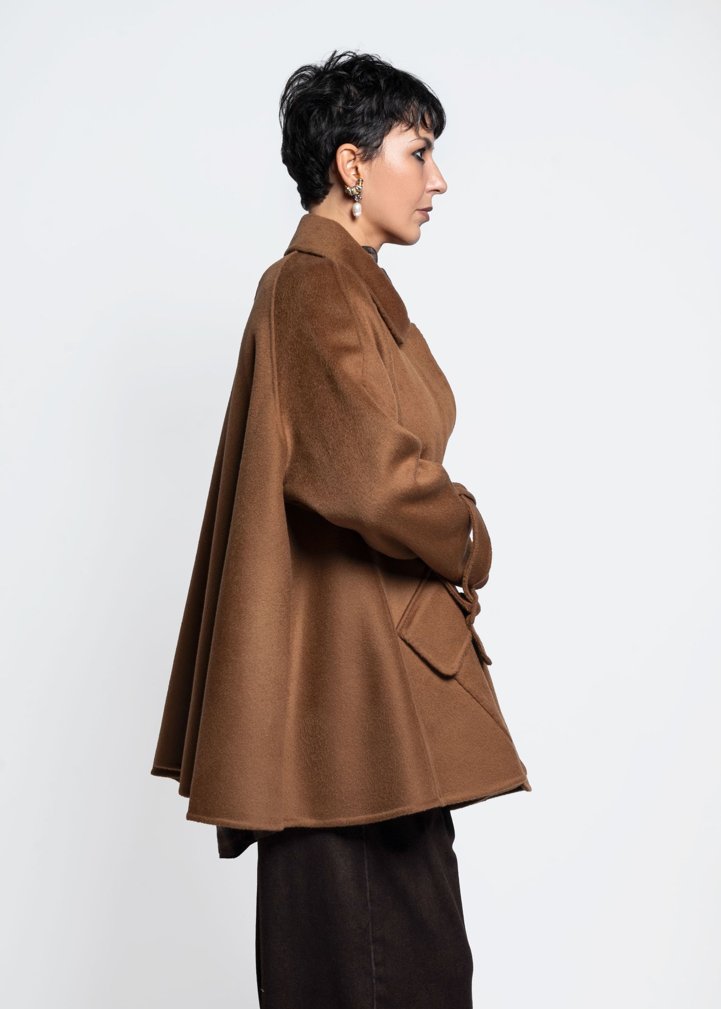 Short Flared Coat - Sigaro
